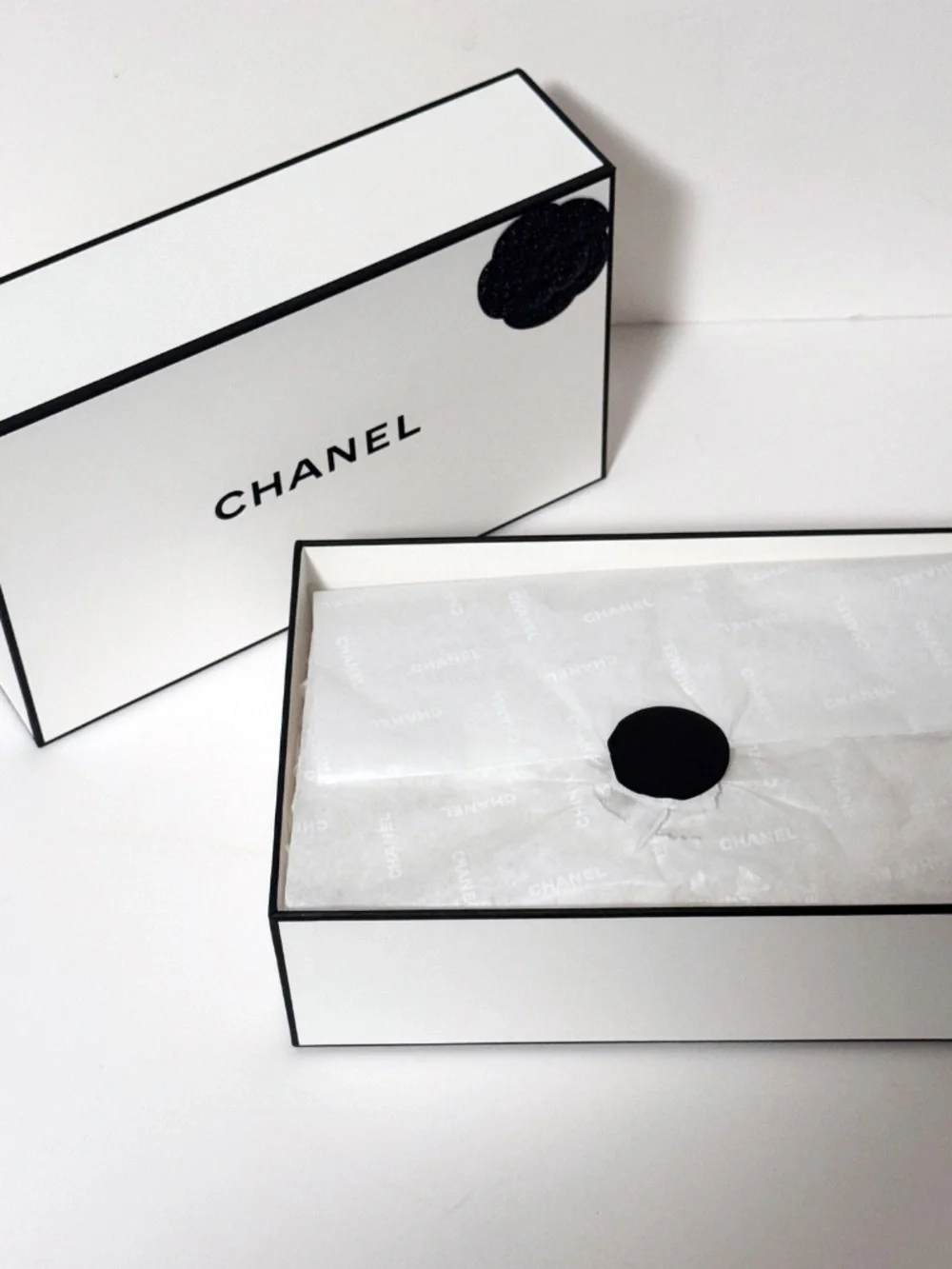 Authentic CHANEL Logo White Empty Holiday 2025 Exclusive Gift Box